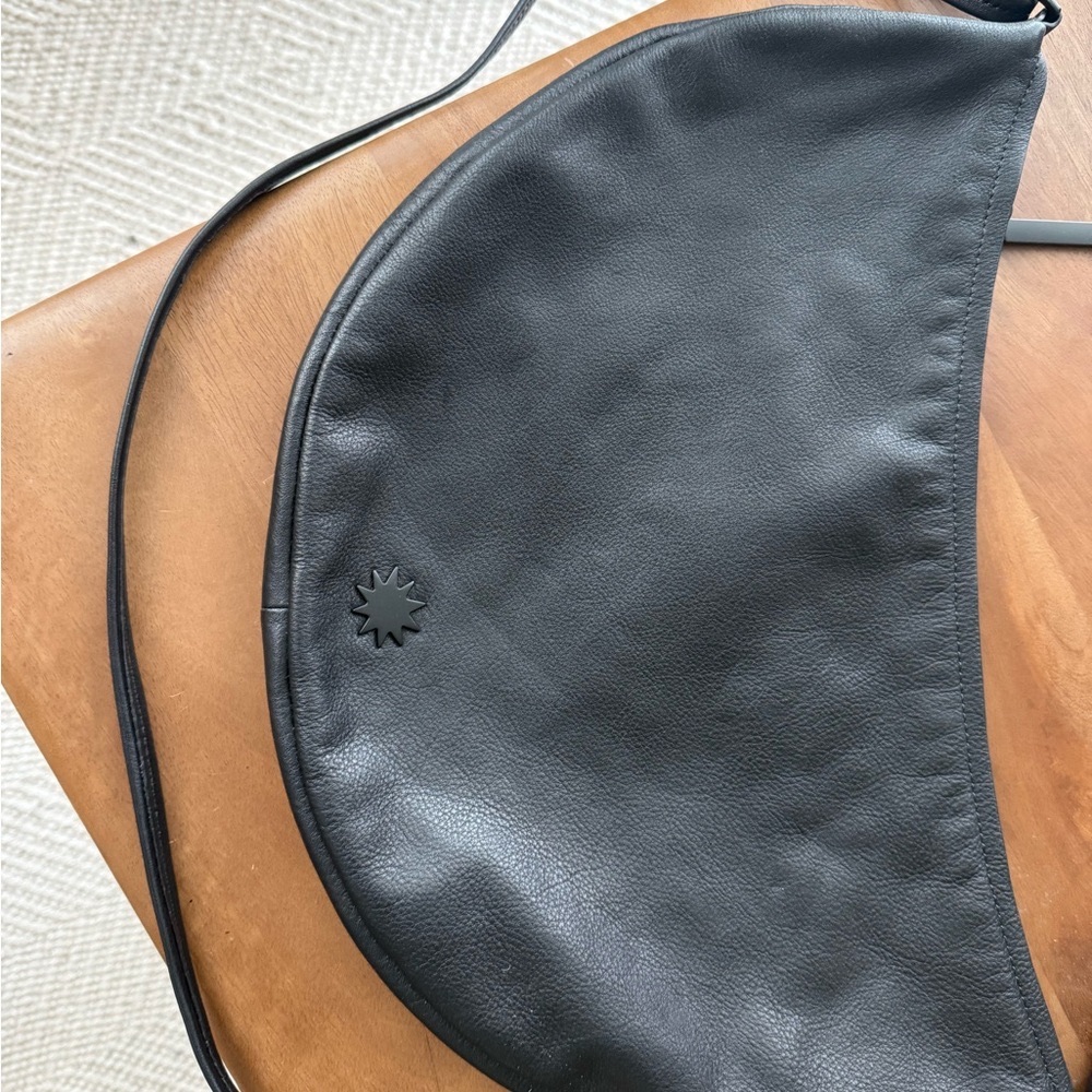 Black Leather House of Harlow Bag